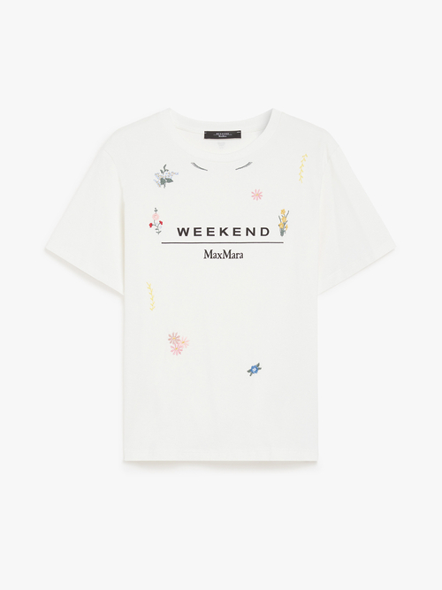 コットン ロゴ Tシャツ 詳細画像 ホワイト 5