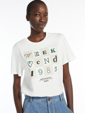 コットン プリント Tシャツ