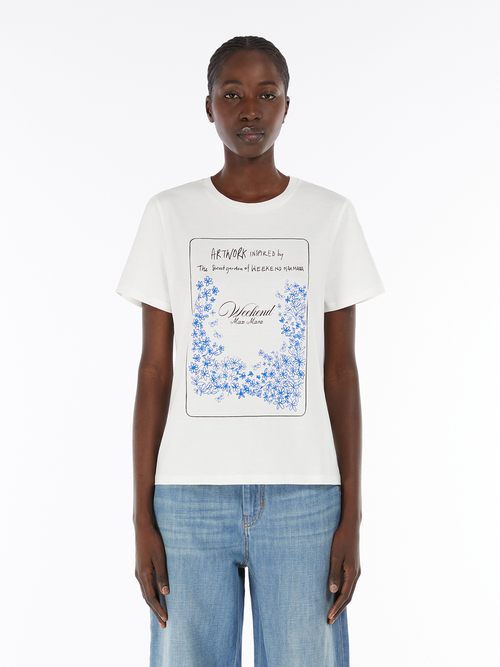 コットン プリント Tシャツ 詳細画像 ホワイト 2
