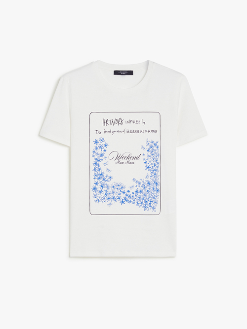 コットン プリント Tシャツ 詳細画像 ホワイト 4