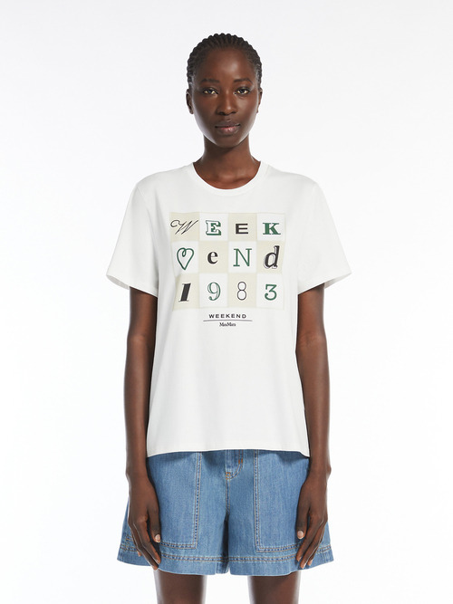 コットン プリント Tシャツ 詳細画像 ホワイト 6