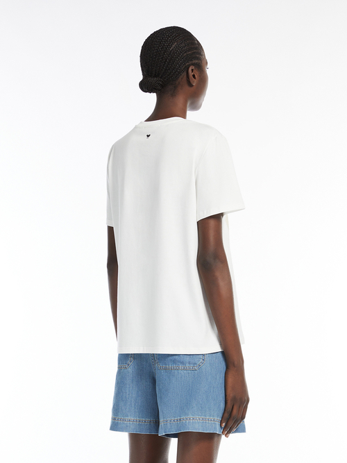 コットン プリント Tシャツ 詳細画像 ホワイト 7