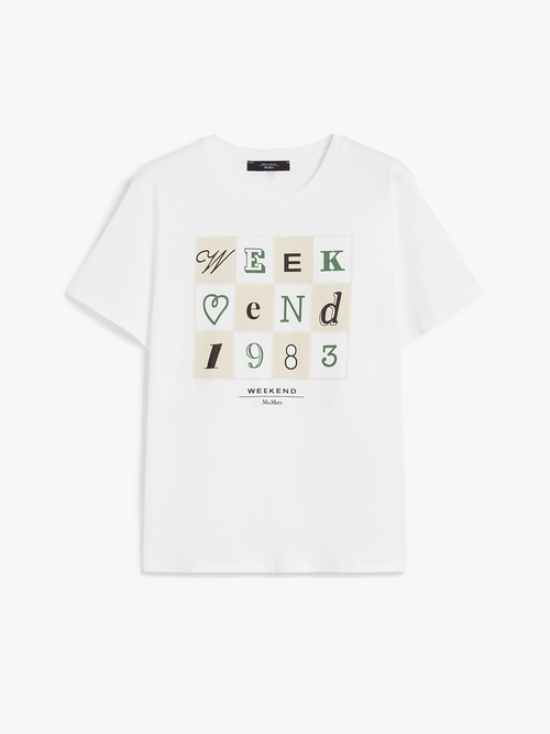 コットン プリント Tシャツ 詳細画像 ホワイト 8