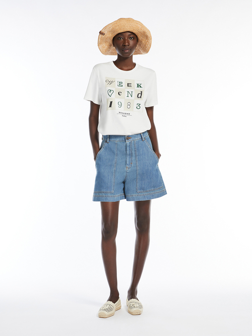 コットン プリント Tシャツ 詳細画像 ホワイト 9