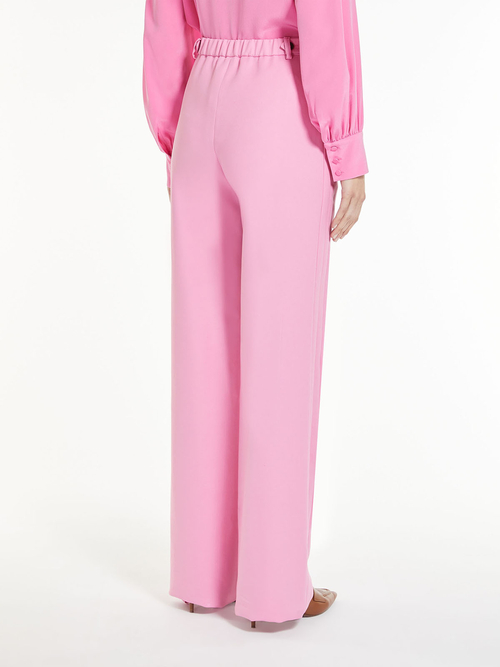 ピュアコットン クレープ ハイウエスト パンツ 詳細画像 ピンク 2