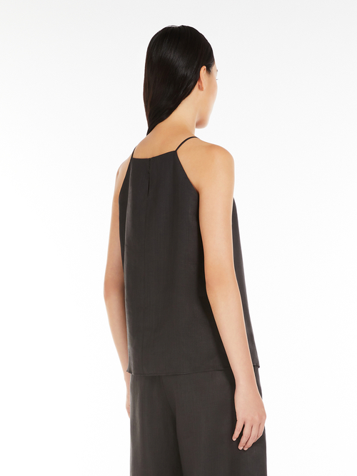 ラミー ガーゼ トップ 詳細画像 ブラック 2