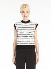 ウール カシミヤ ニット ベスト