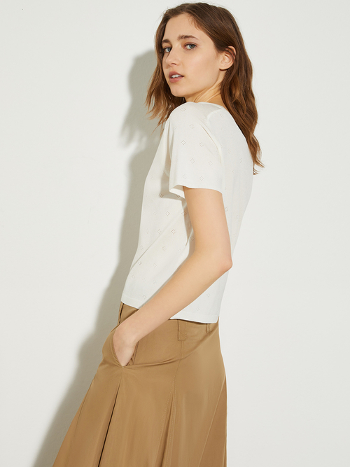  ポインテル ニット Tシャツ 詳細画像 オプティックホワイト 2