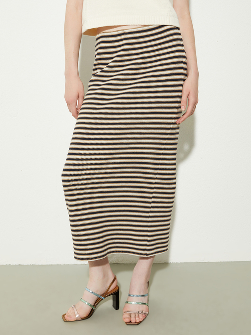  3D ジャージー ペンシルスカート 詳細画像 ミッドナイトブルー 1