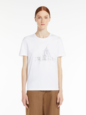 ピュア コットン ジャージー Tシャツ