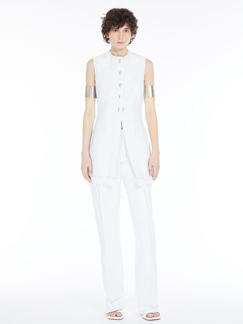 ブリーチ デニム ジレ 詳細画像 ホワイト 7