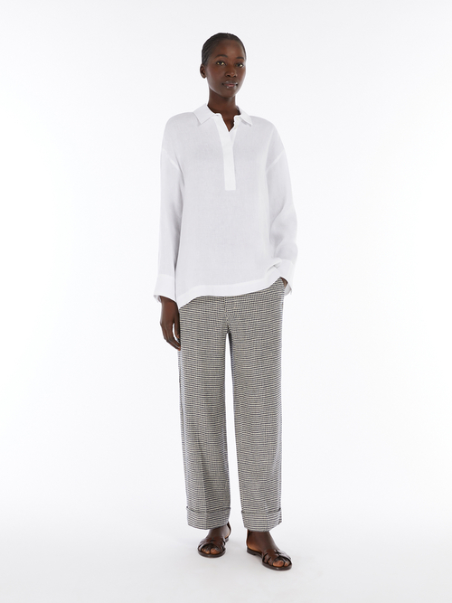 ピュア リネン キャンバス シャツ 詳細画像 オプティカルホワイト 4