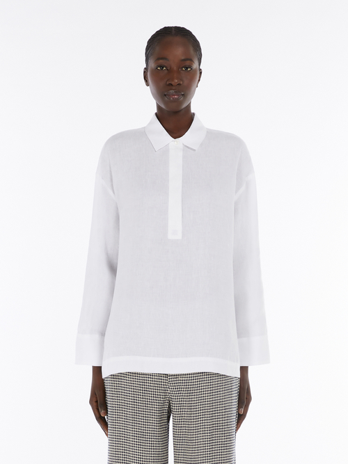 ピュア リネン キャンバス シャツ 詳細画像 オプティカルホワイト 1