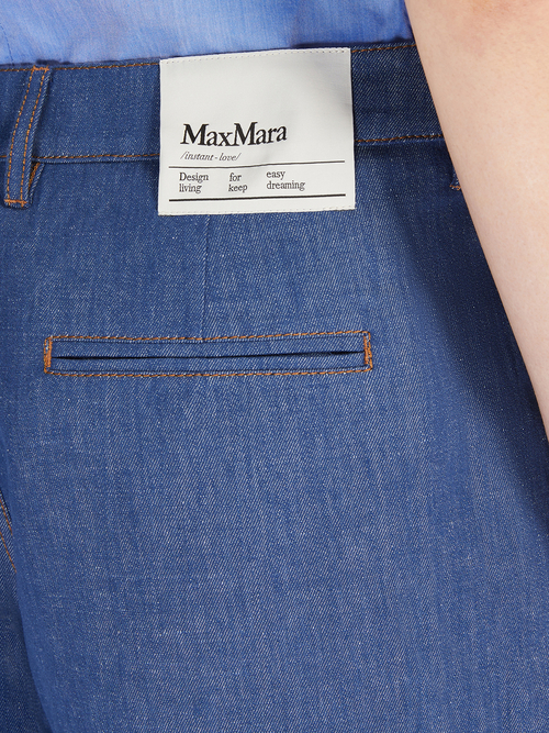 コットン リネン バミューダ パンツ 詳細画像 エクリュ 7