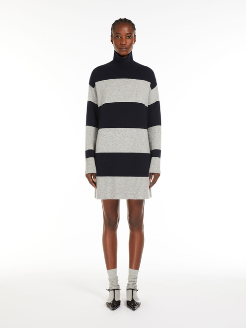 ウール カシミヤ ニット ドレス