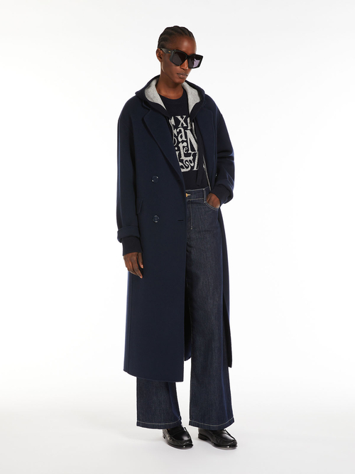 ウール カシミヤ ジャカード ニット 詳細画像 ミッドナイトブルー 4