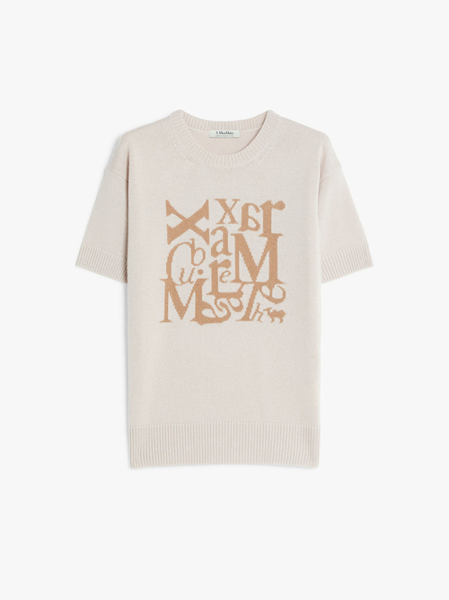 ウール カシミヤ ジャカード ニット 詳細画像 ミッドナイトブルー 6