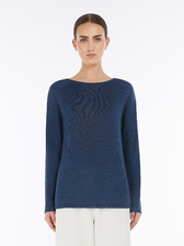 ピュア リネン ニット