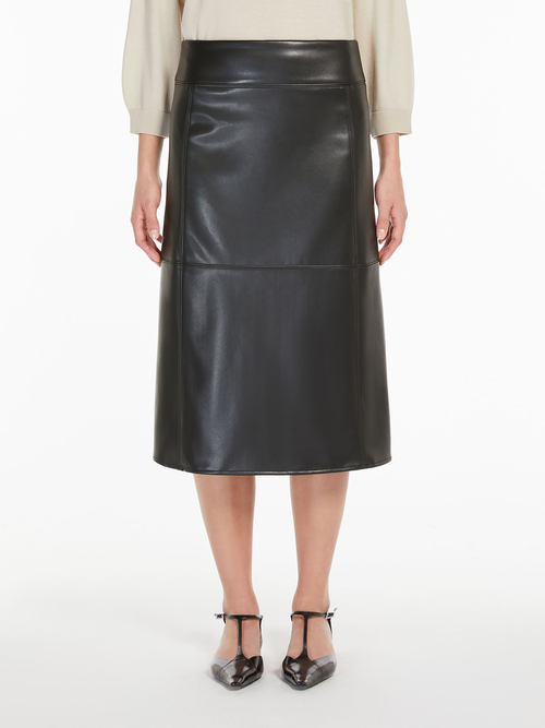 エコレザー ジャージー スカート 詳細画像 ブラック 1